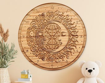 Quadrante orologio in formato SVG, Quadrante orologio antico in formato SVG, Pacchetto di design per quadranti orologio moderni, File di design per quadranti orologio circolari, File di taglio laser, File per Cricut per quadranti orologio