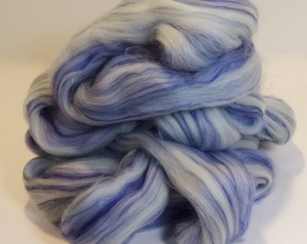 Merino/Bamboo Blend 85/15 "Bambino Tweedle Dee" Combed Top Spinning or Felting Fiber 4 oz.