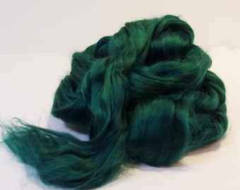 Plant Based Bamboo Evergreen Combed Top / Roving Spinning or Blending Fiber 100 gm