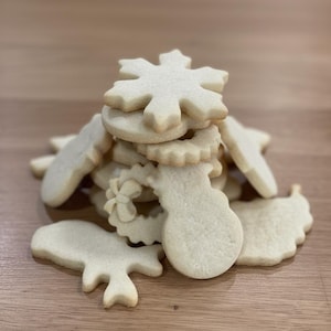 Dozen Undecorated Sugar Cookies