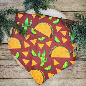 Personalized Taco Print Bandana