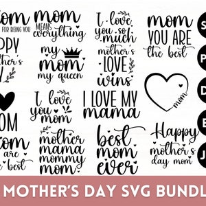 Mom Svg Bundle, Mothers Day Svg, Mom Life Svg, Mama Svg, Mother’s Day Png, Mom Gift, Mom Svg, Mom Quotes Svg, Instant Download