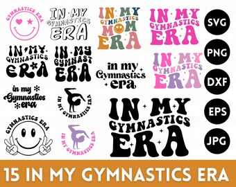 In My Gymnastics Era Svg Bundle, Gymnastics Svg, Gymnastics Png, Gymnastics Shirt Svg, Gymnastics Shirt For Girls, Gymnastics Lover Svg