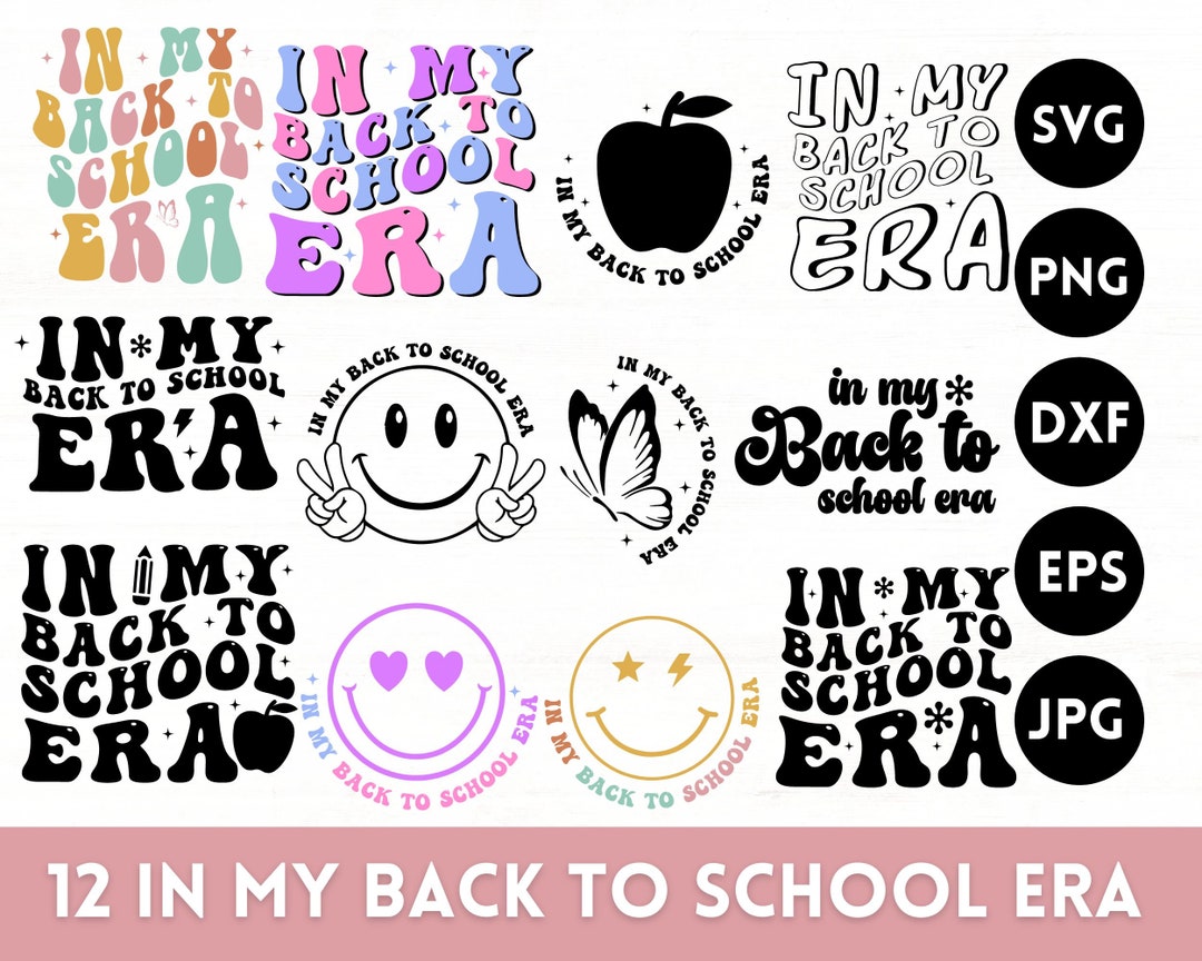 Back to School Era SVG: Teacher Shirt Design (digital Download) - Etsy