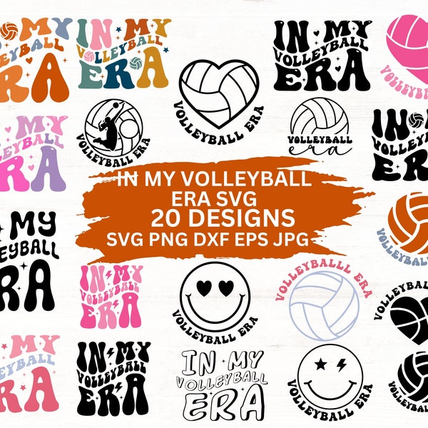 In My Volleyball Era Svg Png, In My Volleyball Era, Volleyball Game Svg, Sports Lover Svg, Game Day Svg, Volleyball Shirt, Instant Download