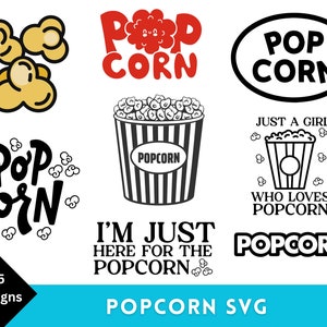 Popcorn Svg Bundle,Popcorn Png,Pop Corn Svg,Popcorn Clip Art,Movie Popcorn Svg,Popcorn Box Png,Silhouette,Popcorn Svg File,Instant Download