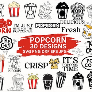 Popcorn Svg Bundle,Popcorn Png,Pop Corn Svg,Popcorn Clip Art,Movie Popcorn Svg,Popcorn Box Png,Silhouette,Popcorn Svg File,Digital Downloads