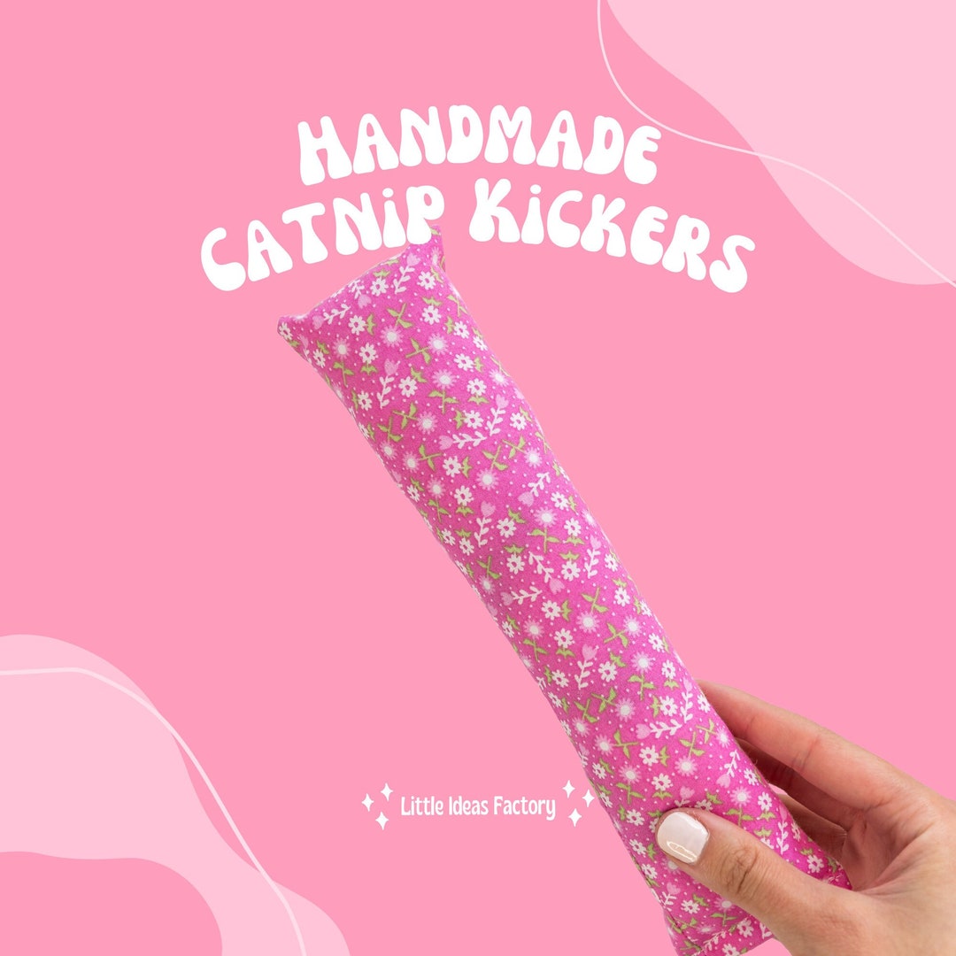 Organic Catnip Kicker, Cat Toys Interactive, Lazy Cat Toys Made in USA