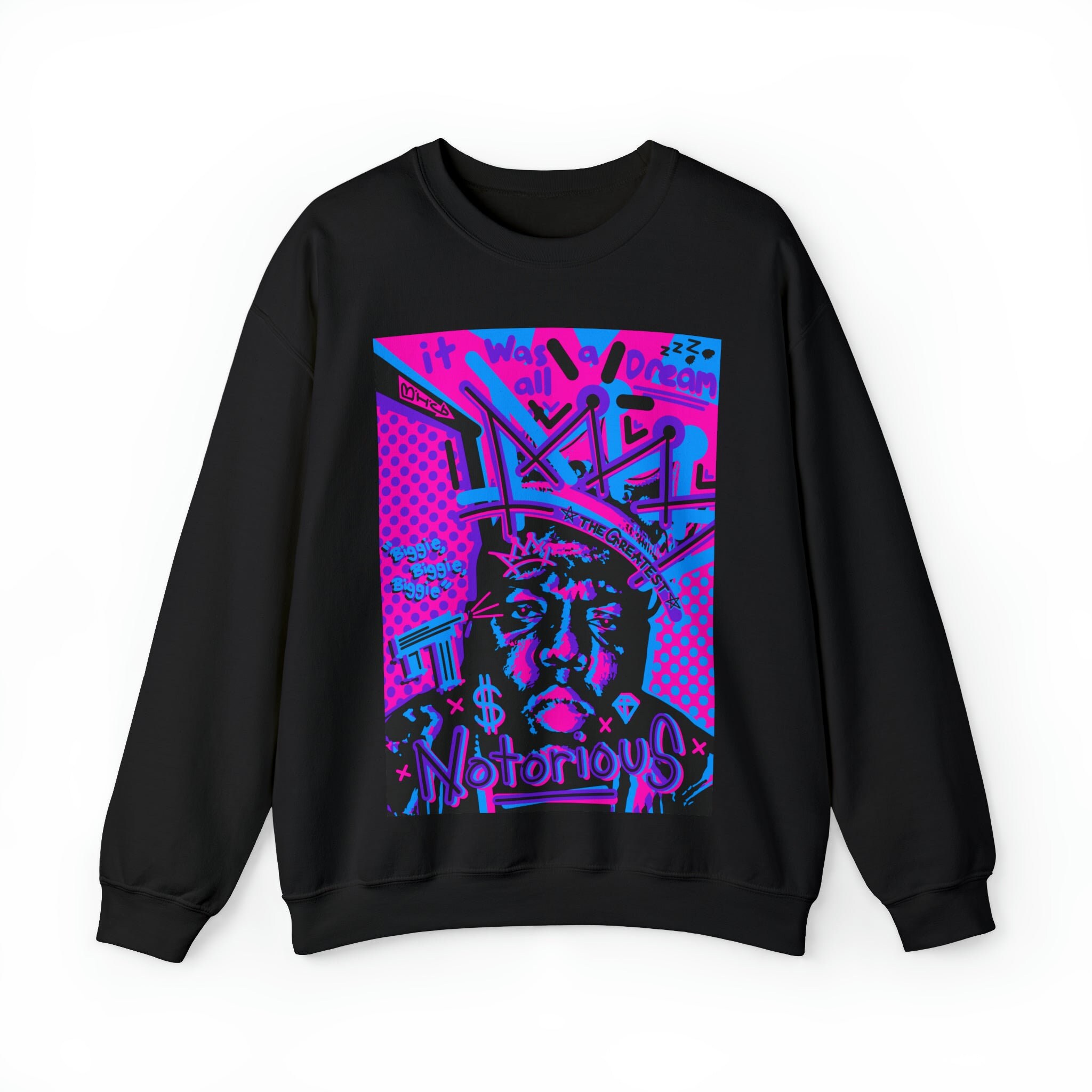 Notorious big crew store neck sweatshirt