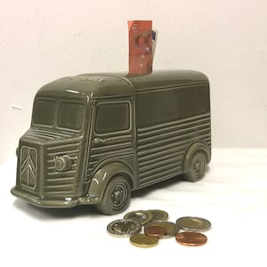 beautiful cult CITROEN HY 21 cm grey-green unique ceramic handmade Italy image 1