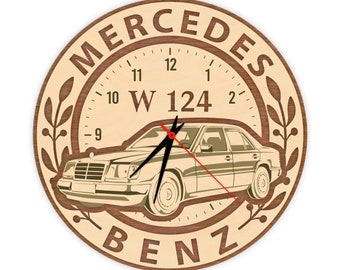 Old School Mercedes-Benz Wall Clock /  Digital file / not a physical product, only digital