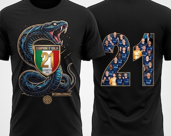 Maglietta celebrativa 21 Scudetto 2025 2026