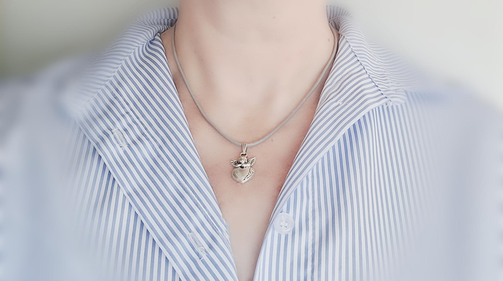 COLLANA DONNA CON CIONDOLO CORNO