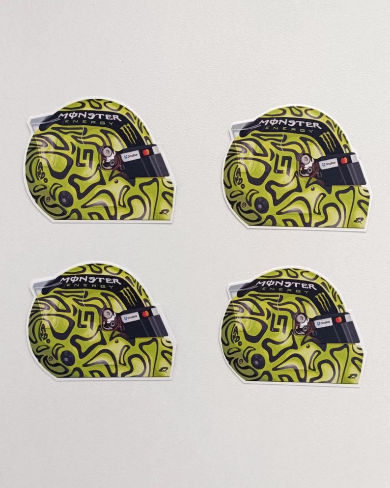 Lando Norris 2026 Helmet Sticker, McLaren F1 team Merch, Motorsport Gift, Racing fan, Formula 1 Stationery, LN4, Formula One, Quadrant image 4