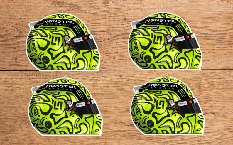 Lando Norris 2026 Helmet Sticker, McLaren F1 team Merch, Motorsport Gift, Racing fan, Formula 1 Stationery, LN4, Formula One, Quadrant image 7