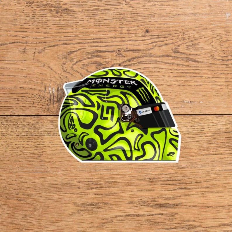 Lando Norris 2026 Helmet Sticker, McLaren F1 team Merch, Motorsport Gift, Racing fan, Formula 1 Stationery, LN4, Formula One, Quadrant image 3