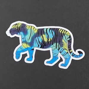 Lava Lamp Tiger Sticker