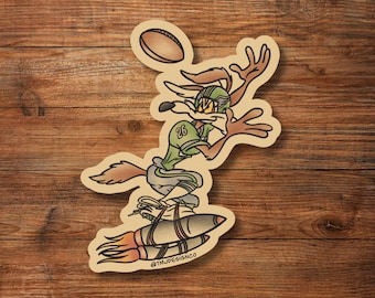 Go Birds Cartoon Character Tattoo Flash Sticker