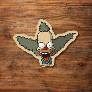 Cartoon Clown Sticker
