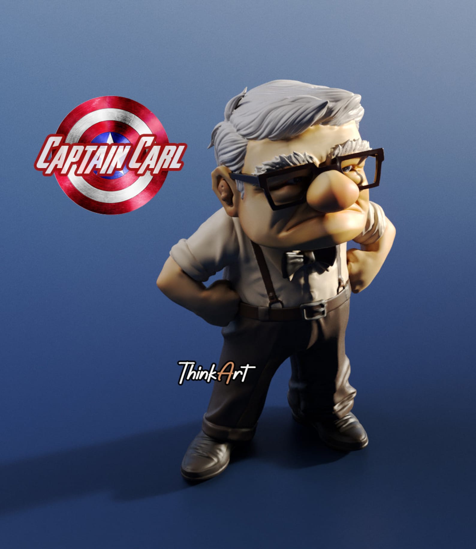 Captain Carl - Instant Download STL Files for 3D Printing - Etsy
