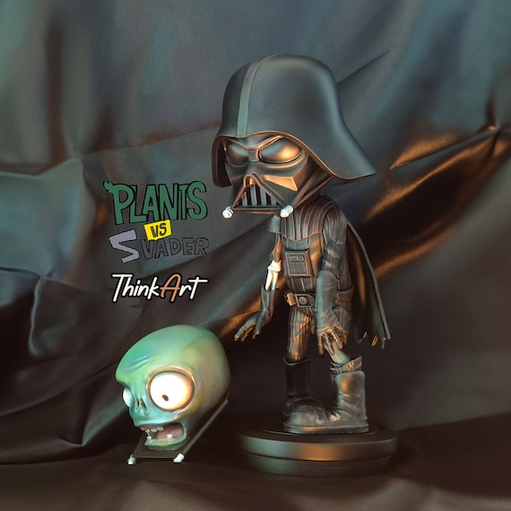 Z-vader Zombie Star Wars Fan Art - 3D Printing STL File (digital