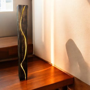 Vintage Wooden Floor Lamp, Modern Floor Lighting, Home Living Decoration Lamp, Wood Floor Lamps, Modern Rustic Lamp, Corner wood lighting