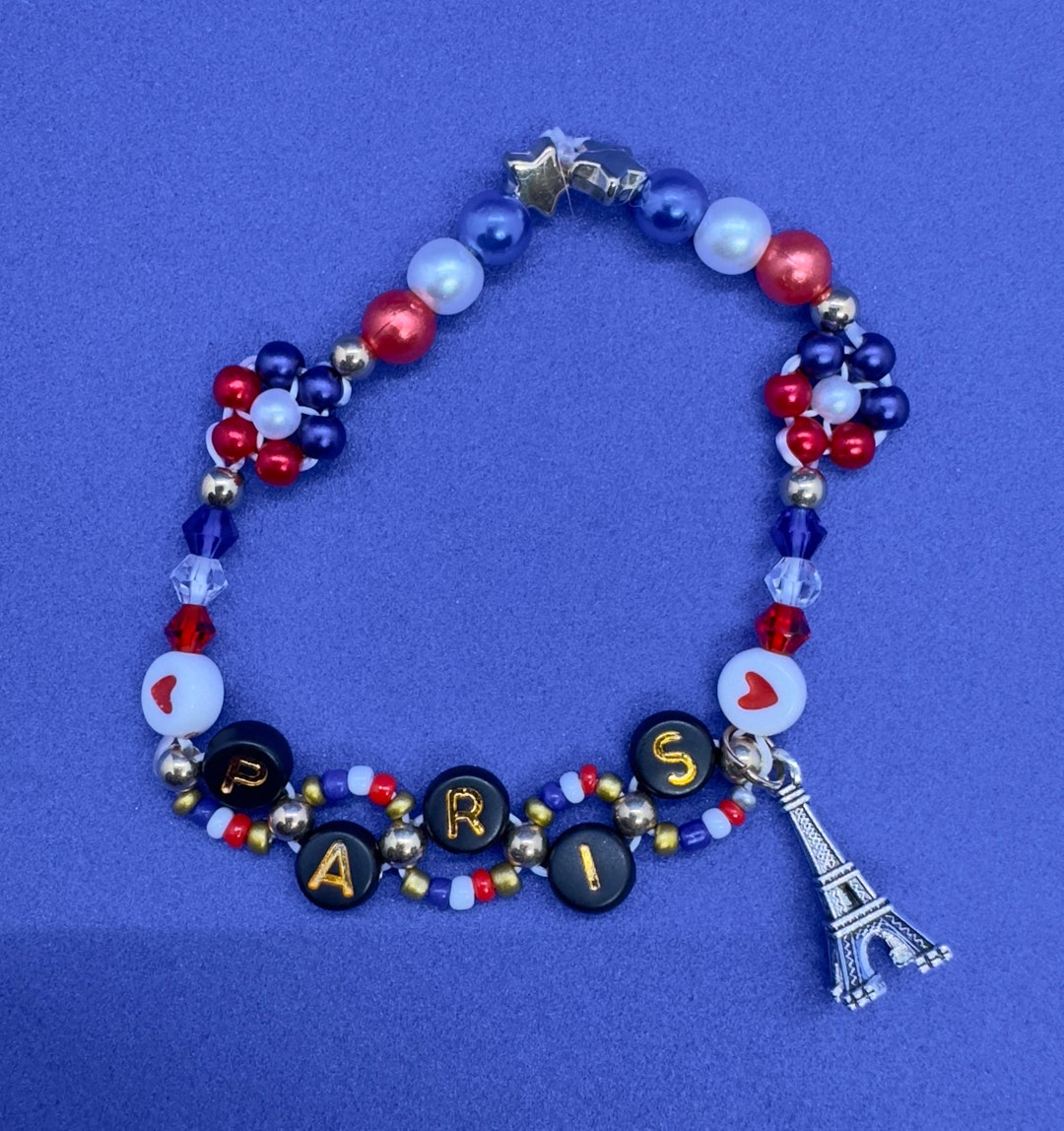 Paris Bracelet Taylor Swift Inspired Beaded Friendship Etsy