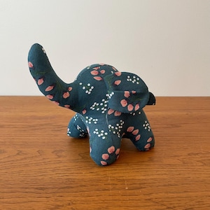 Handmade Elephant Stuffed Animal, Elephant Gift