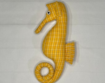 Handmade Seahorse Stuffed Animal, Seahorse Plush Toy