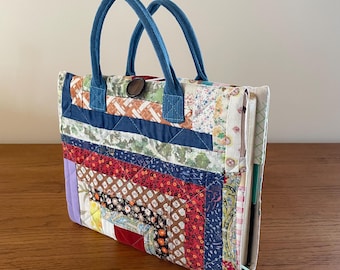 Custom Sized Quilted Bible Cover, Handmade Book Cover, Bible Carrying Case
