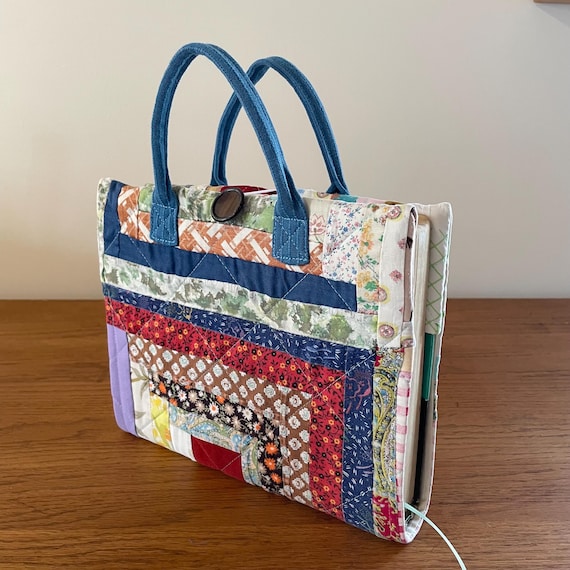 Custom Sized Quilted Bible Cover, Handmade Book Cover, Bible Carrying Case