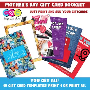 Muttertagsgeschenkkarte-Broschüre - ausgezeichnetes Geschenk für einen Schulabgänger oder einen College-Studenten INSTANT Printable Download Care Paket