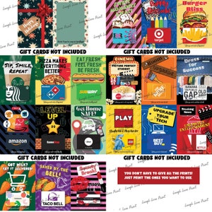 Folleto de tarjetas de regalo navideñas: un excelente regalo para un adolescente, esposo o amigo. Regalo imprimible de descarga instantánea: el mejor libro de cupones de regalo.