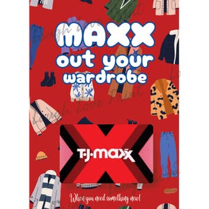 Geschenkkartenhalter - TJ Maxx Theme Gift Card - Fügen Sie zu einem der anderen Geschenkkartenbücher hinzu - Printable Instant Download Geschenk