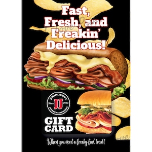 Geschenk Kartenhalter - Sandwich Shop - Printable Instant Download Geschenk - ausgezeichnet für Mann, Frau, ein Abitur, College-Student