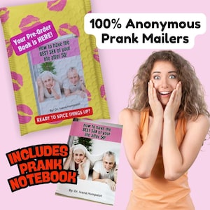 Prank Package How to have the Best Sex of your life after 50 with Prank Notebook (Free Shipping) Novelty Mail Gag Gift Prank Friends