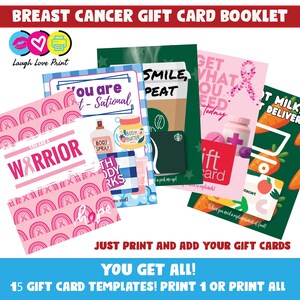Libretto regalo per la cura del cancro al seno - Ottimo per risollevare il morale di qualcuno - Download stampabile IMMEDIATO
