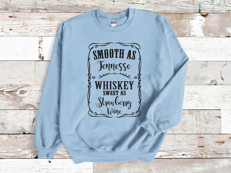 Tennessee Whiskey Sweatshirt, Country Music Graphic, Wine Lover Gift bild 2