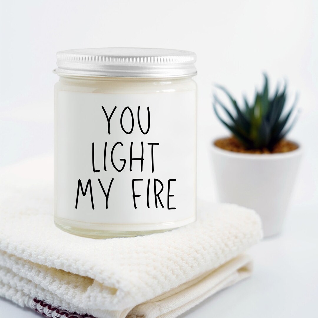 Scented Candle Gift All Natural Soy Candle Candles With Quotes Gift Etsy