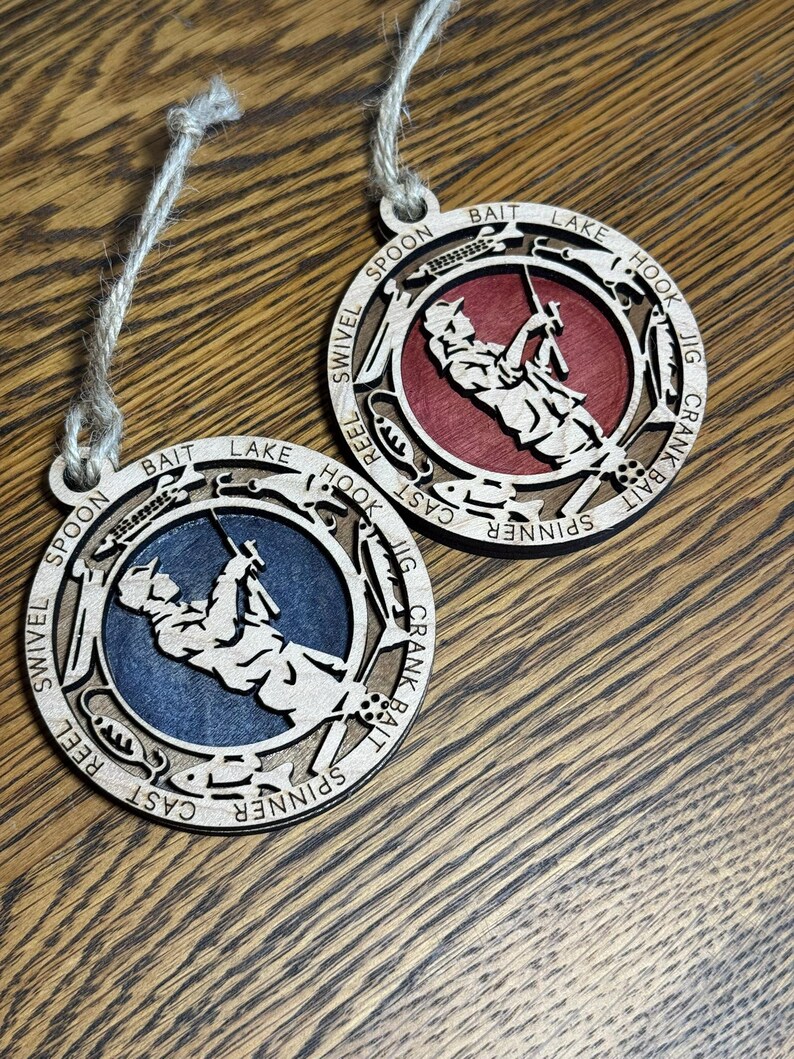 Personalized Christmas Fishing Ornament – A Perfect Gift for Anglers! image 5