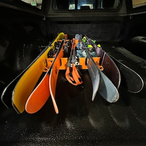 Universal Ski & Snowboard Rack for Truck Bed or Van, SUUS Rack, Ski ...