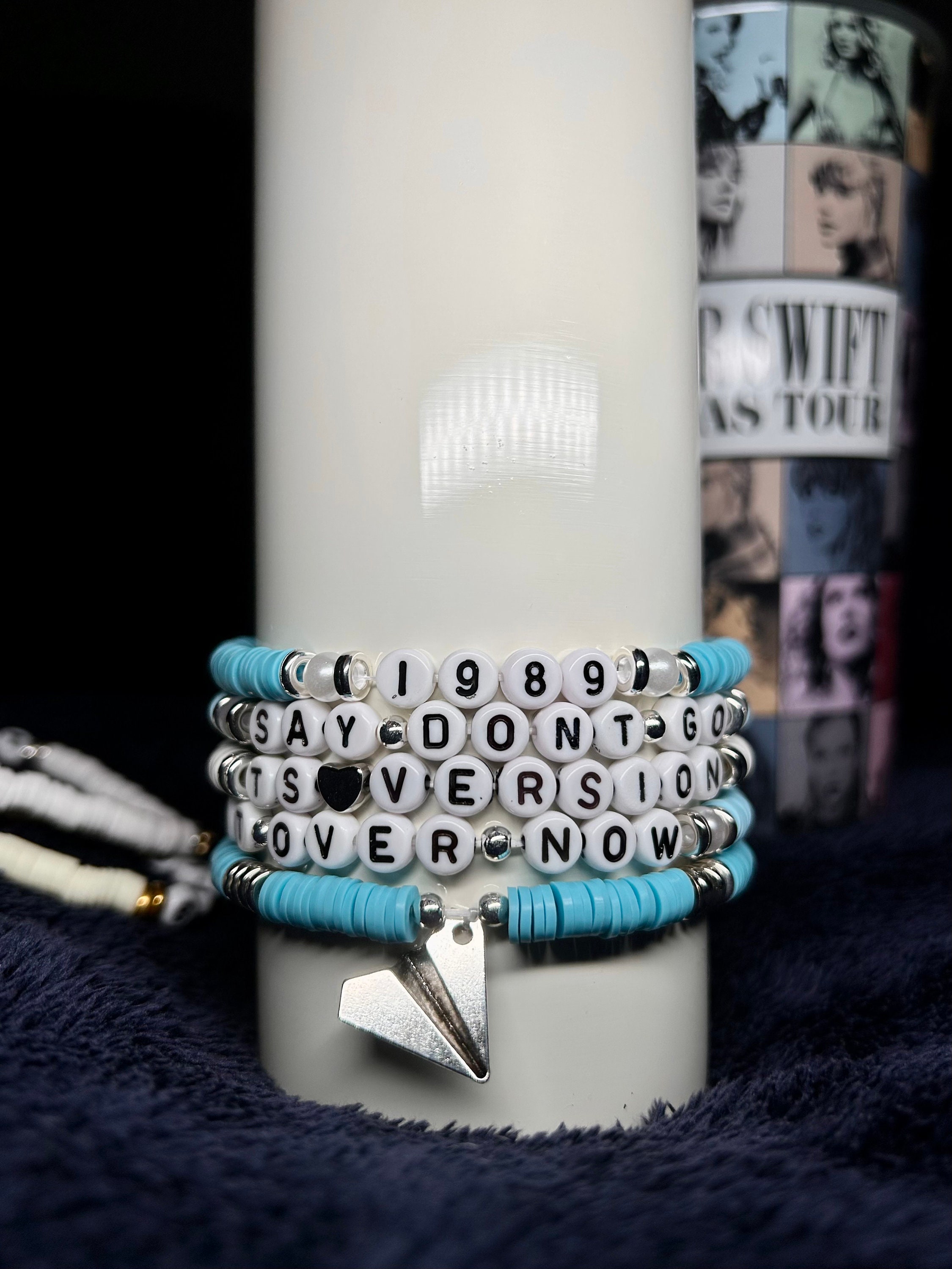 Handmade 1989 Taylor Swift Album-Inspired Friendship Bracelet Set of  Bracelets Customizable Song Choice Perfect Gift for Swifties