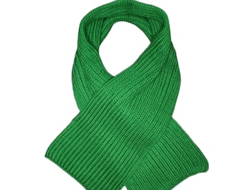 Winter scarf patent pattern Soft and cozy Handmade from virgin wool