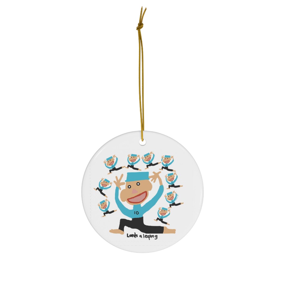 10 Lords A Leaping Ornament Tenth Day of Christmas Ornament - Etsy