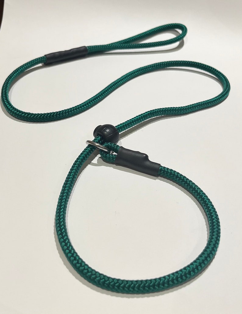 6mm High Quality Hand Made, Training slip lead, 1.5m, 2.5m and 5m length image 10