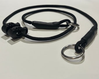 4mm High Quality Hand Made Training slip collar, training grit collar, two cord stoppers Nylon