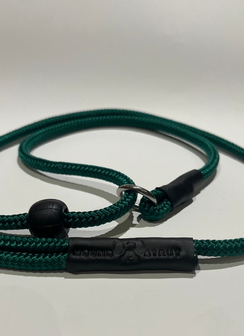 6mm High Quality Hand Made, Training slip lead, 1.5m, 2.5m and 5m length image 1