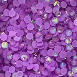 Luminous Glass Rhinestones, non-hotfix flat back - embellishments, bling, crafts - 2mm, 3mm, 4mm, 5mm