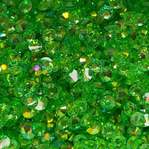 Olivine AB - Transparent Jelly Rhinestones - Gem Collection - 2mm, 3mm, 4mm, 5mm - bling, crafts, DIY