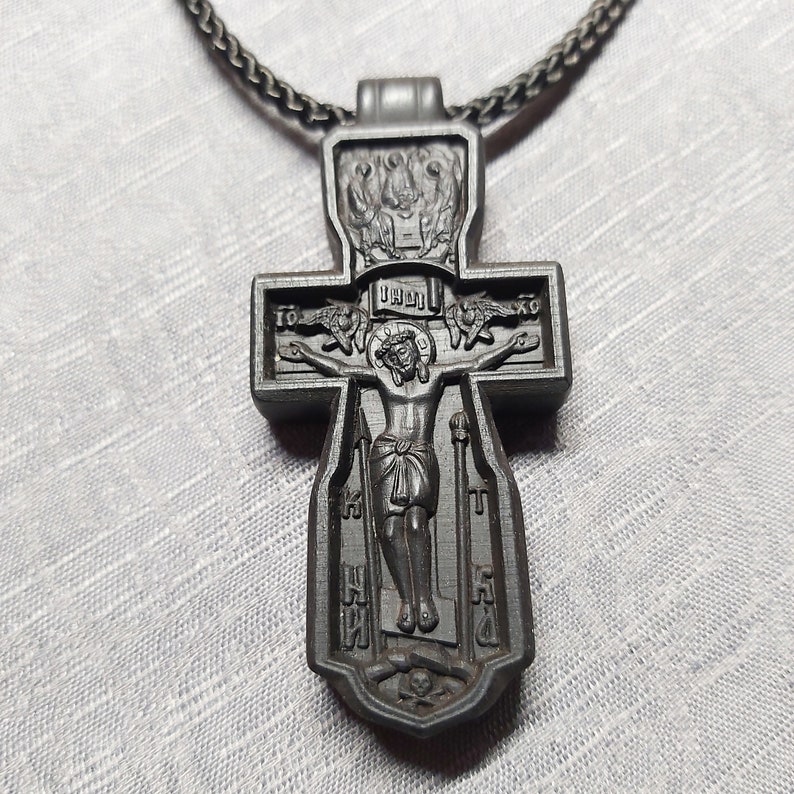 Wooden Orthodox Cross Etsy Australia